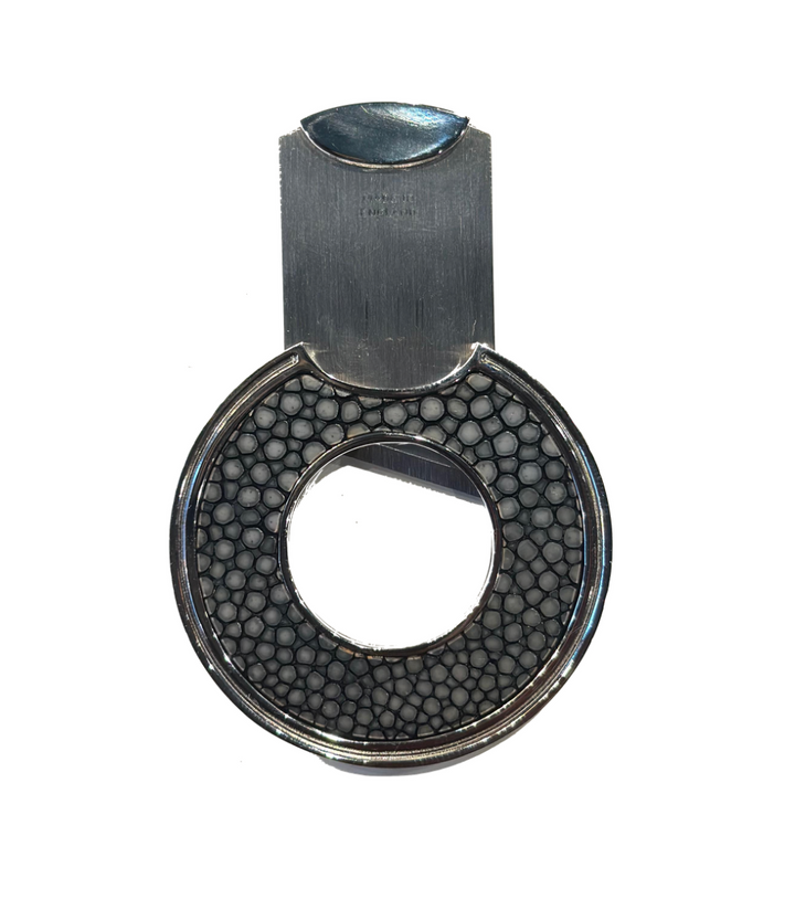 Alfred Dunhill Circle Cigar Cutter Shagr Inlay