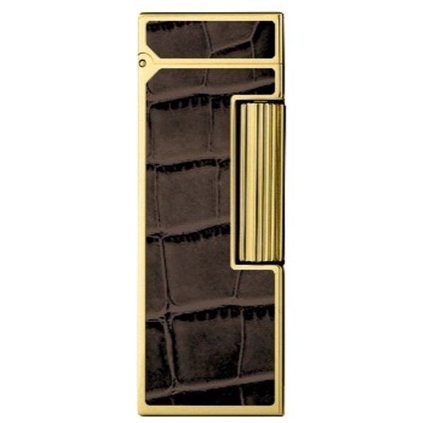Alfred Dunhill Rollagas Alligator Gold Plated Brown - Coming Soon