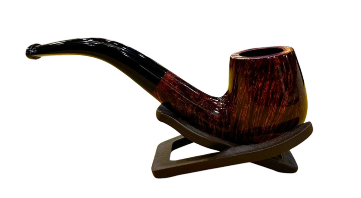 Alfred Dunhill White Spot Amber Flame Straight Pipe