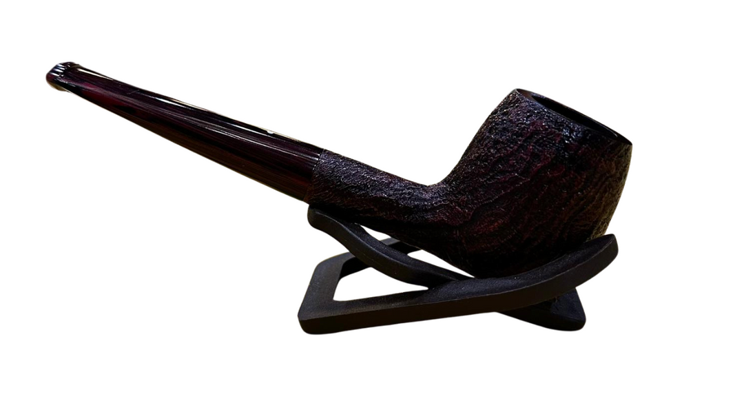 Alfred Dunhill White Spot Cumberland Pipe GP4 Apple - 4001
