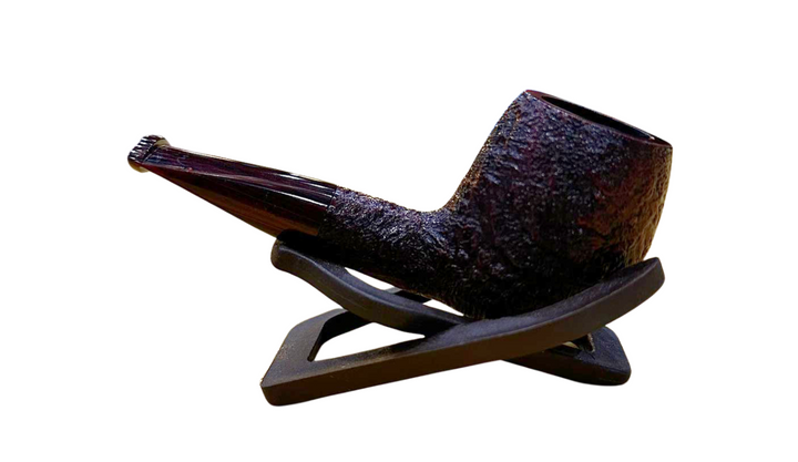 Alfred Dunhill White Spot Cumberland Pipe GP4 Apple - 4901