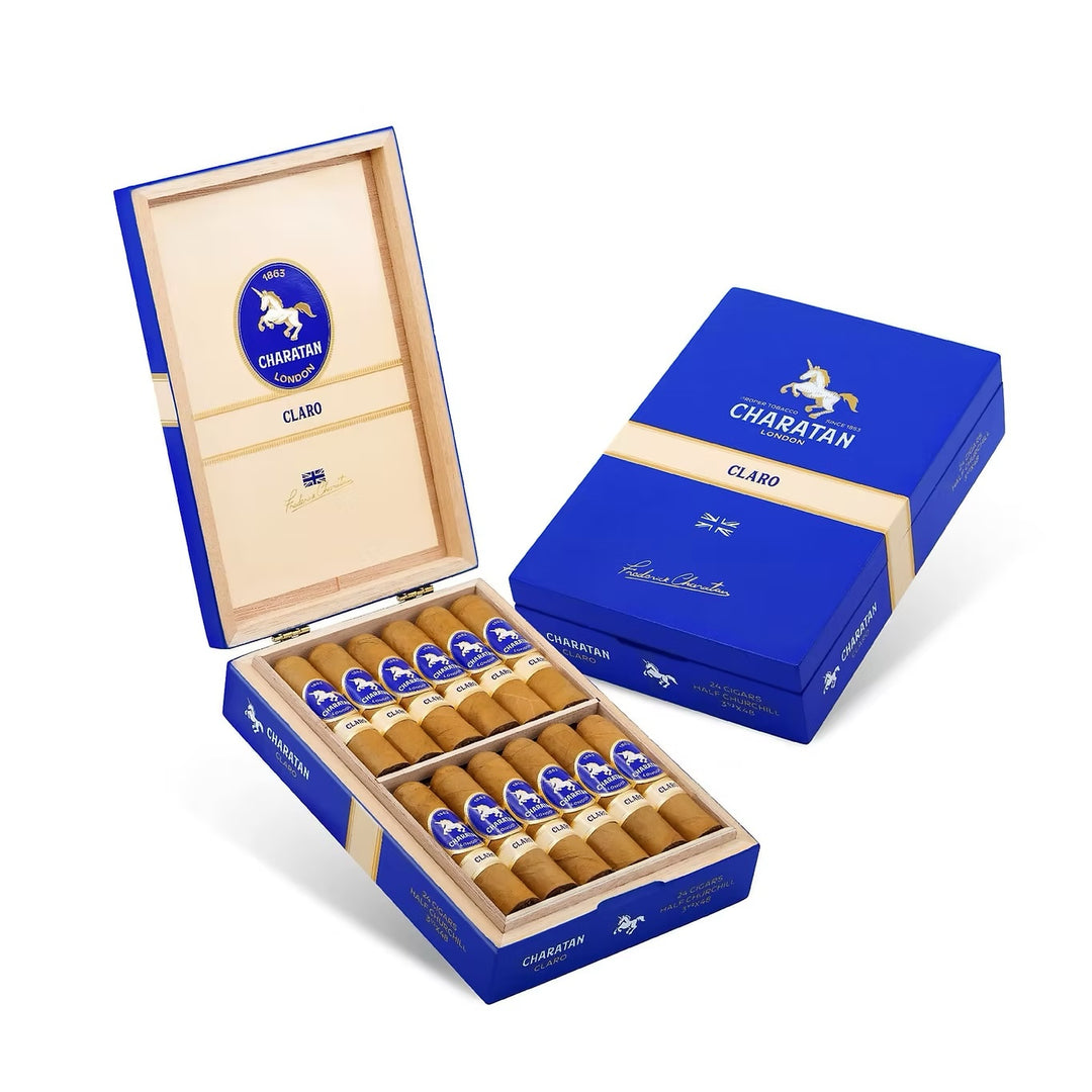 Charatan London Claro Half Churchill box
