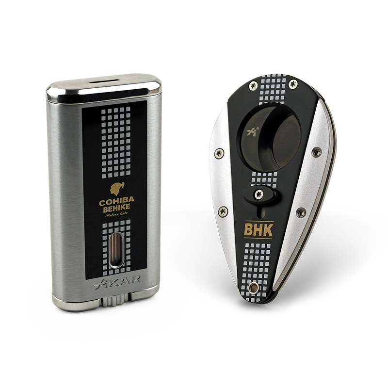 Cohiba Behike (BHK) Cigar cutter and lighter set