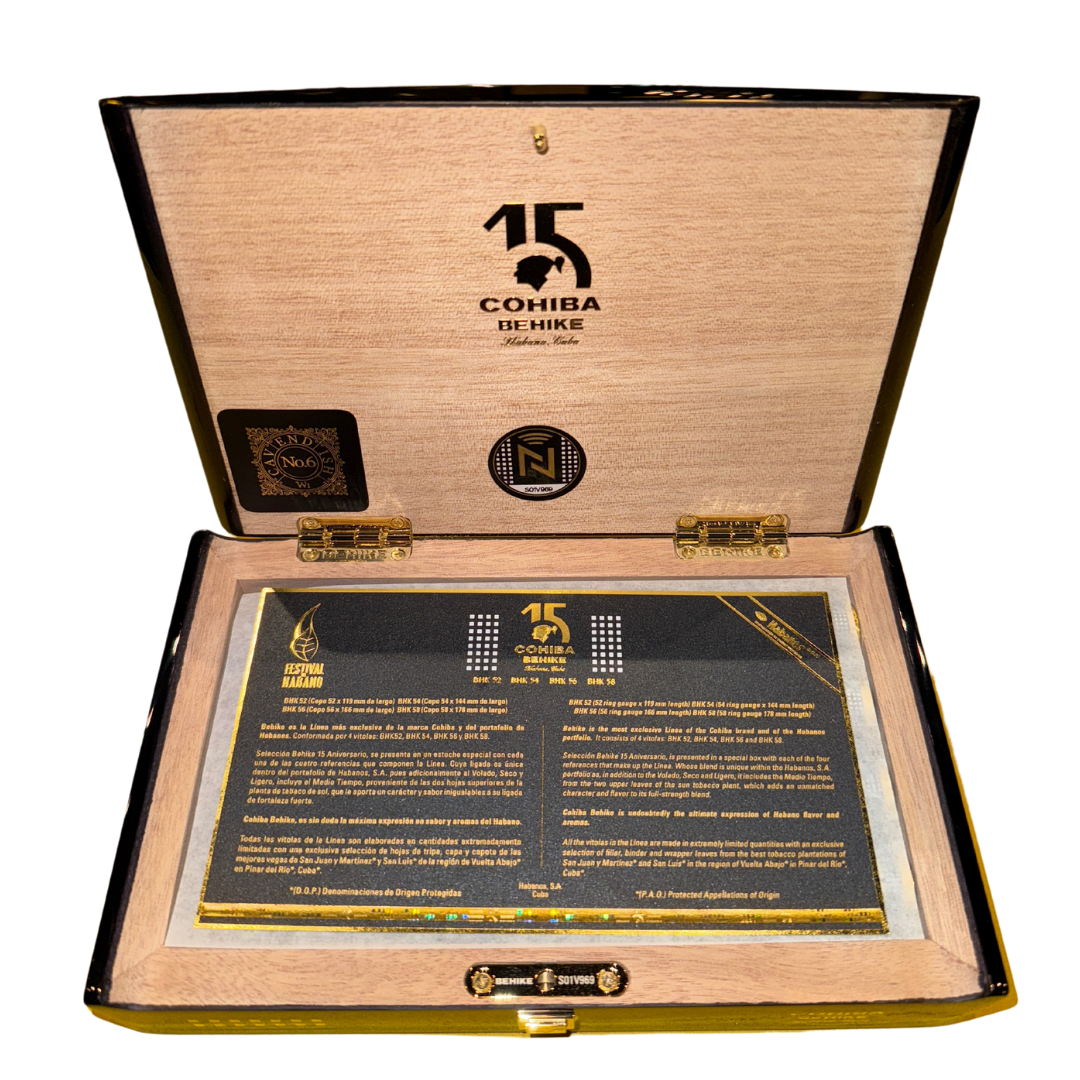 Cohiba Behike 15 Anniversary Gift Box – No6Cavendish