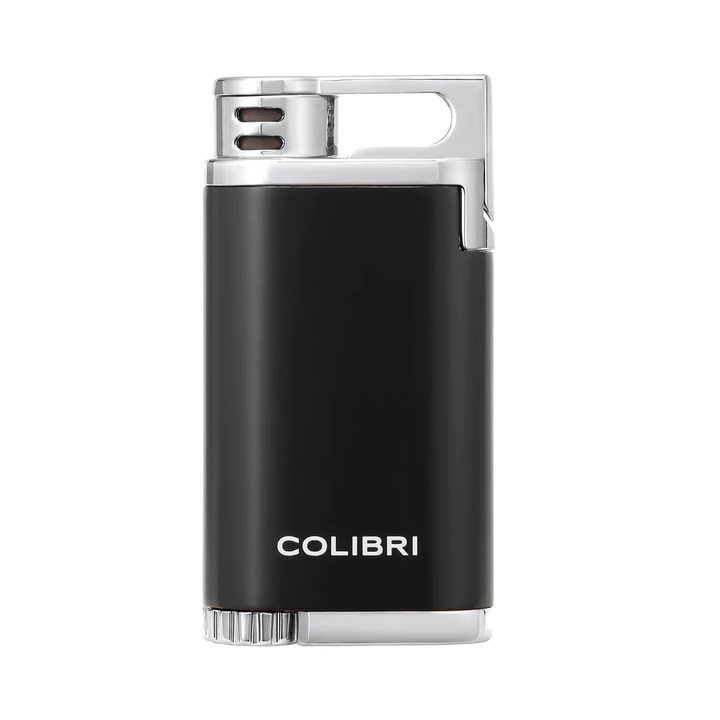 Colibri Belmont Black &amp; Chrome Cigar Lighter