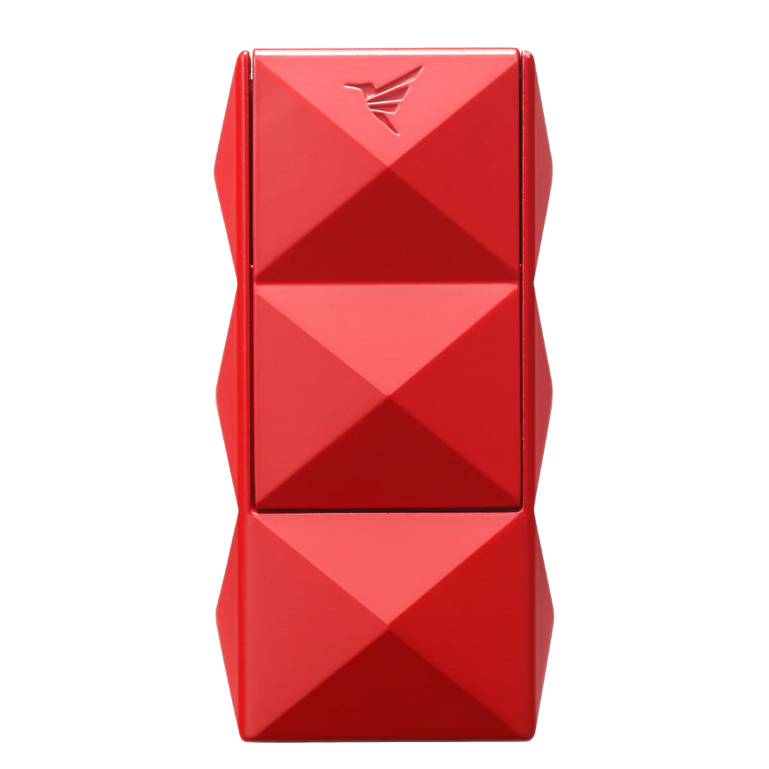 Colibri Quasar II Red Cigar Lighter with Punch Cutter