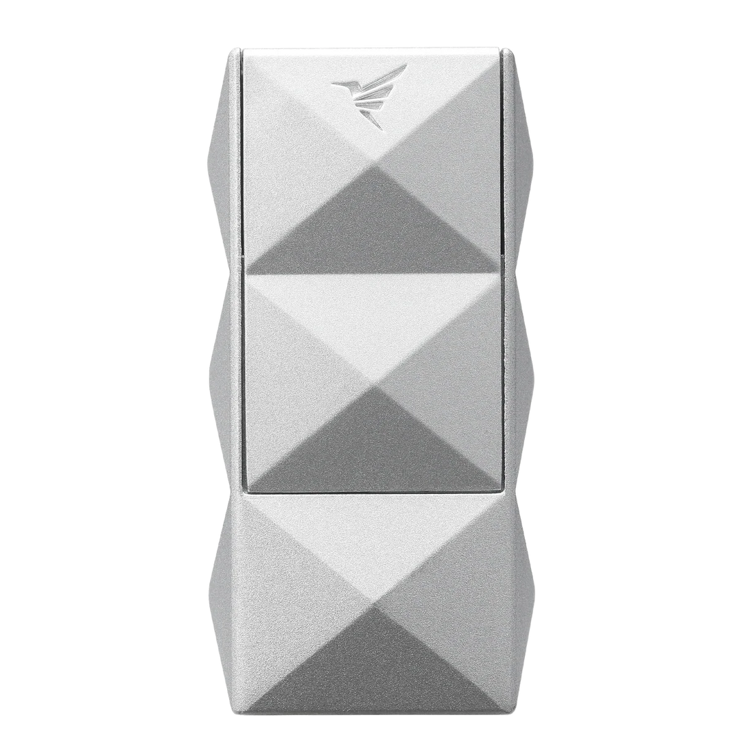 Colibri Quasar II Silver Cigar Lighter with Punch Cutter