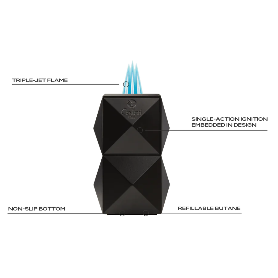 Colibri Quasar Table Lighter Black