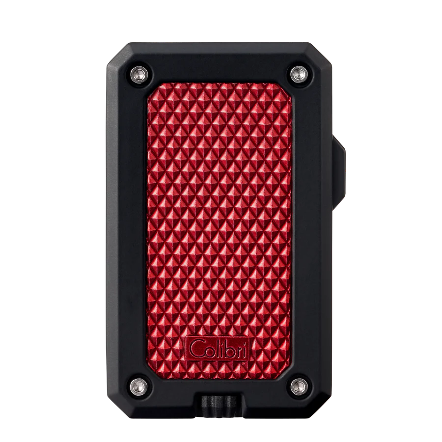 Red 4649 Colibri Rally Black & Red Cigar Lighter – No6Cavendish