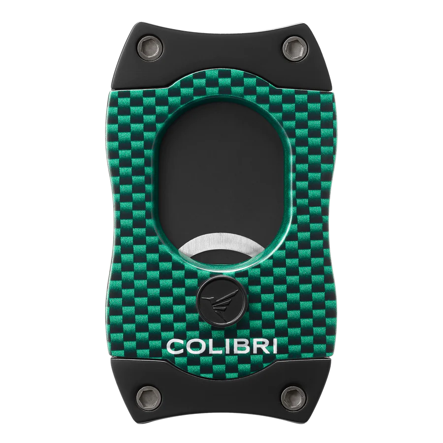 Colibri S Cut Green Carbon Fiber Cigar Cutter