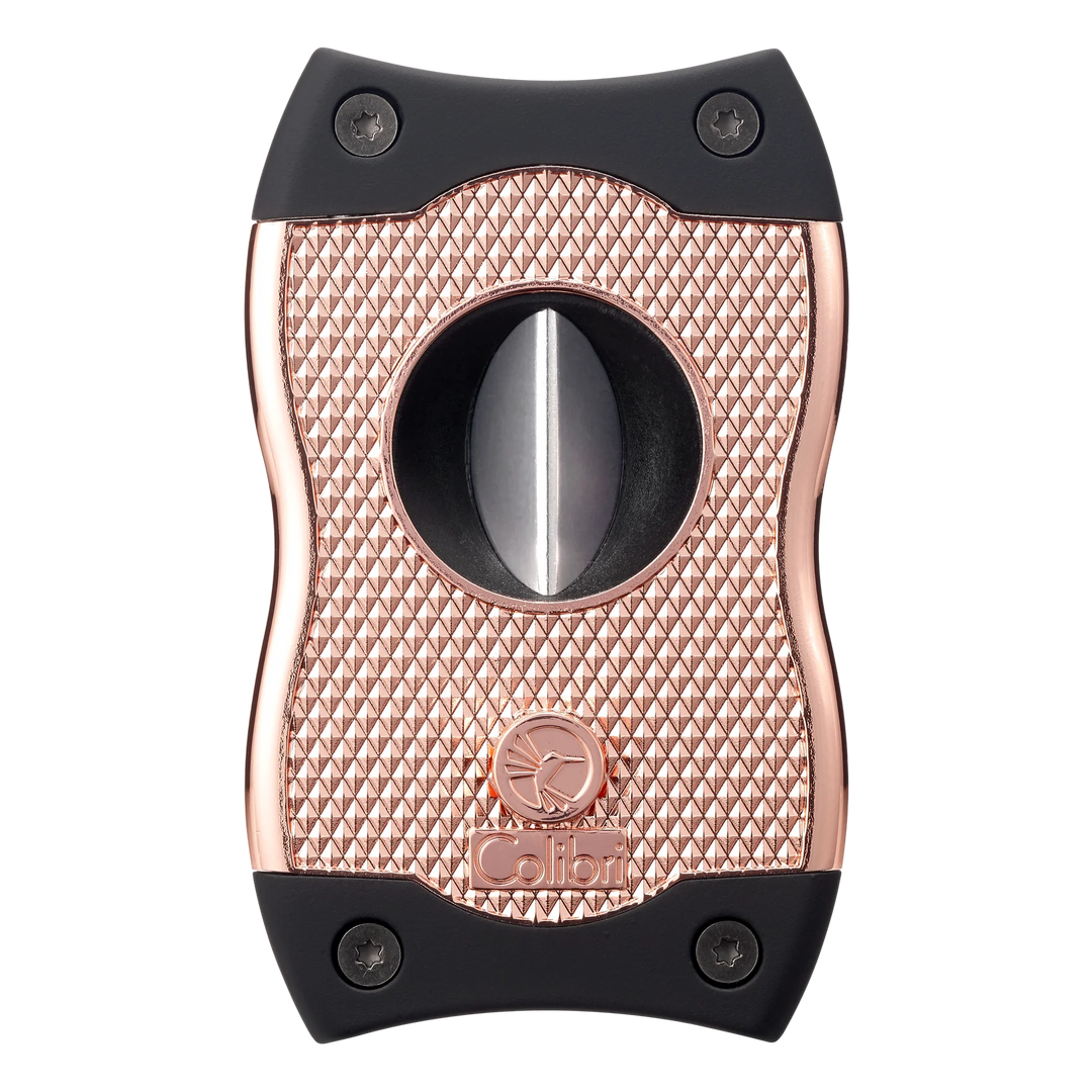 Colibri S&amp;V Cigar Cutter Rose &amp; Black