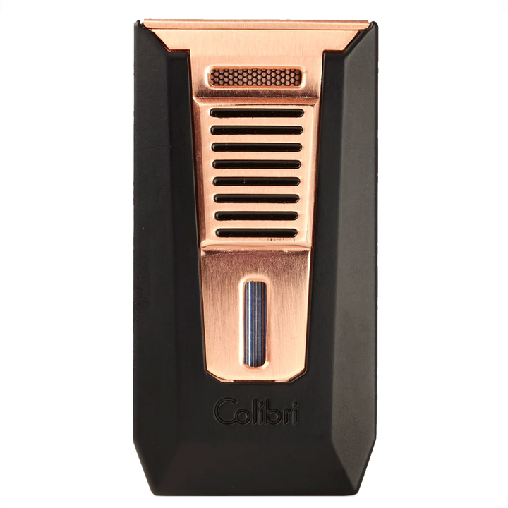 Colibri Slide Black &amp; Rose Gold Cigar Lighter