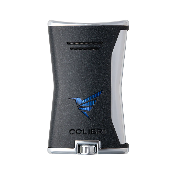 Colibri Slim Cigar Lighter Black &amp; Chrome