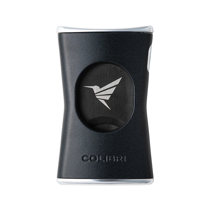 Colibri Slim Straight Cigar Cutter Black &amp; Chrome