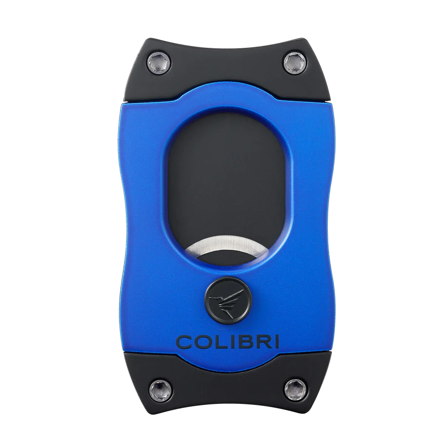 Colibri Straight Blue & Black Cigar Cutter