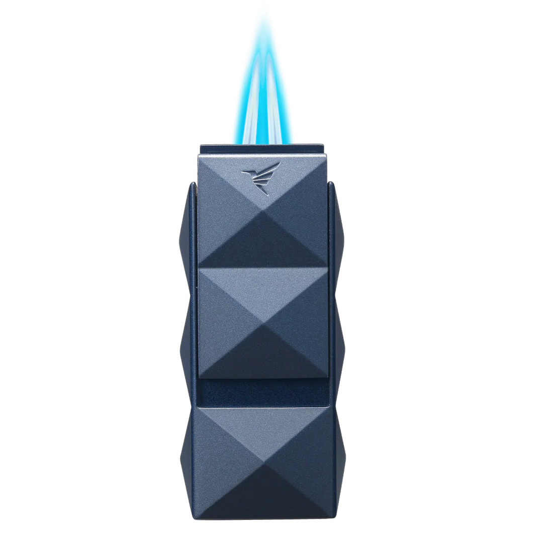 Colibri Quasar II Black Cigar Lighter with Punch Cutter