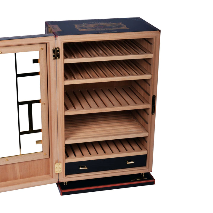 Elie Bleu Cigar Cabinet Alba Black Sycamore 150 Cigars