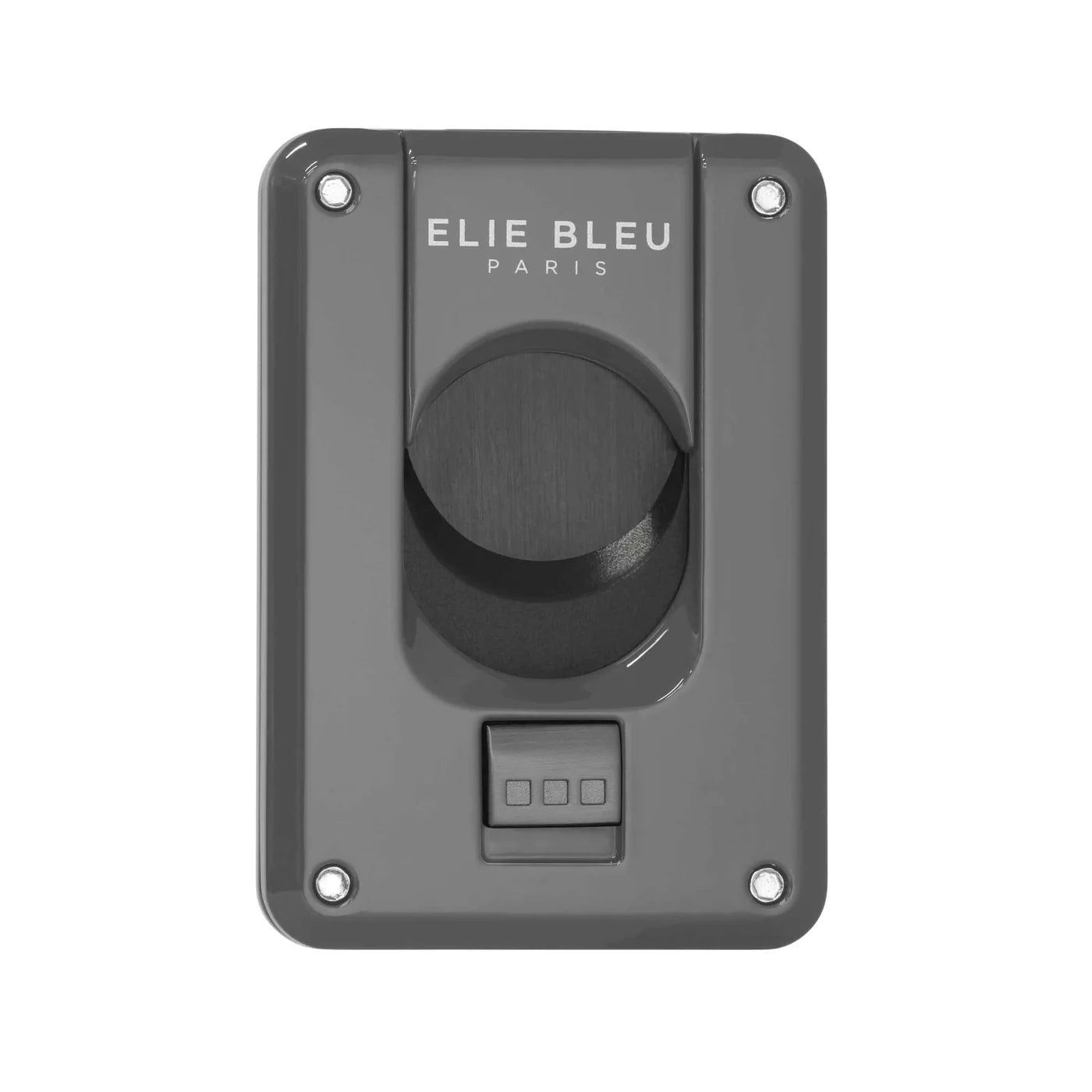Elie Bleu Cigar Cutter Double Blade Grey & Black Blade
