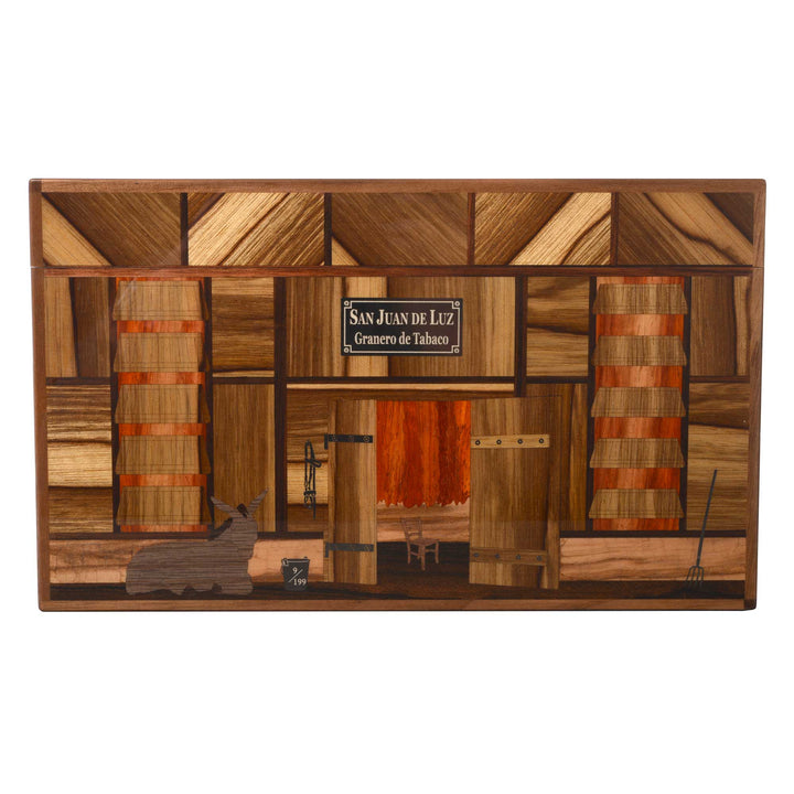 Elie Bleu Cigar Humidor "El Secador Limba St Jean de Lu" 75 Cigars