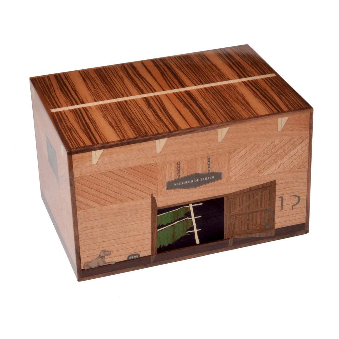 Elie Bleu Cigar Humidor "El Secador Okoume" 75 Cigars