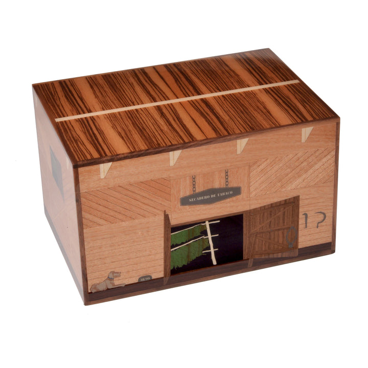 Elie Bleu Cigar Humidor "El Secador Okoume" 75 Cigars