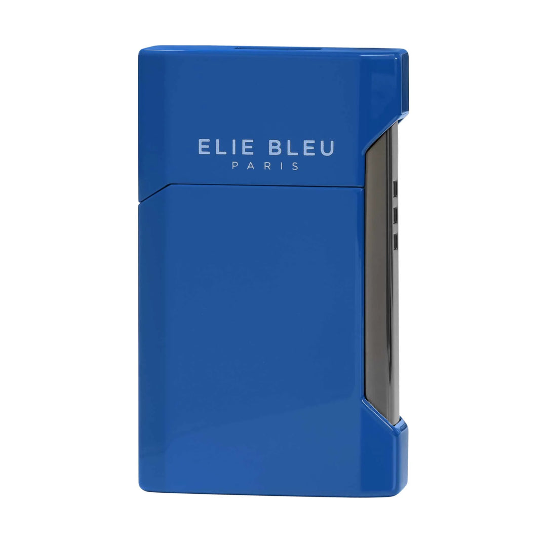 Elie Bleu J-12 "Plano" Matte Blue Cigar Lighter