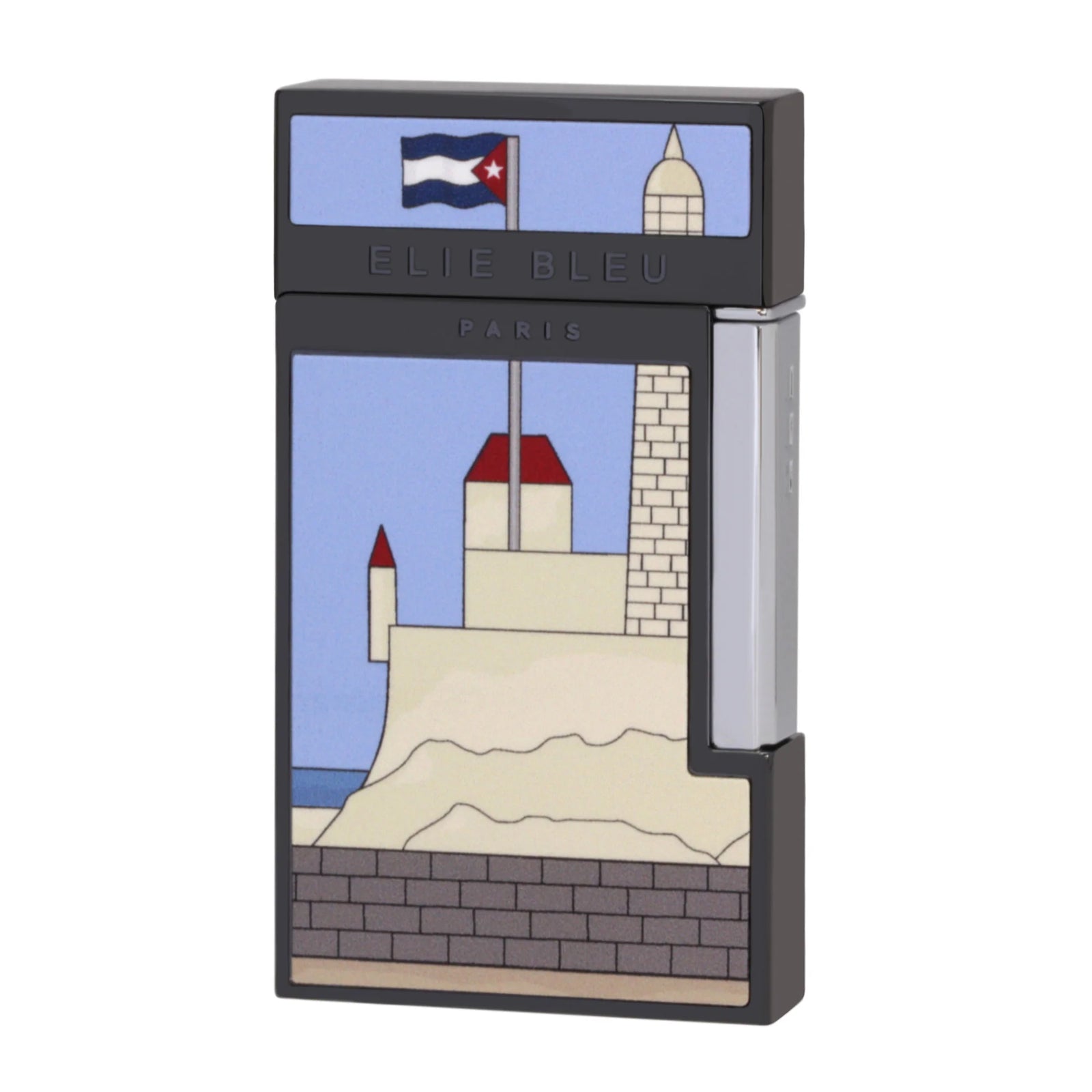 Elie Bleu J-14 Cigar Lighter Jet Flame Casa Cubana Black Limited Edition