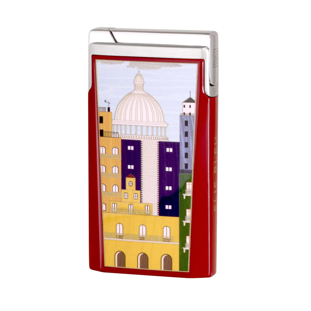 Elie Bleu J-15 Cigar Lighter Casa Cubana Red