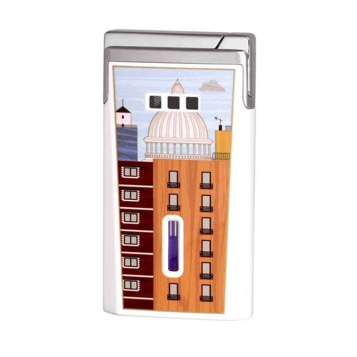 Elie Bleu J-15 Cigar Lighter Casa Cubana White