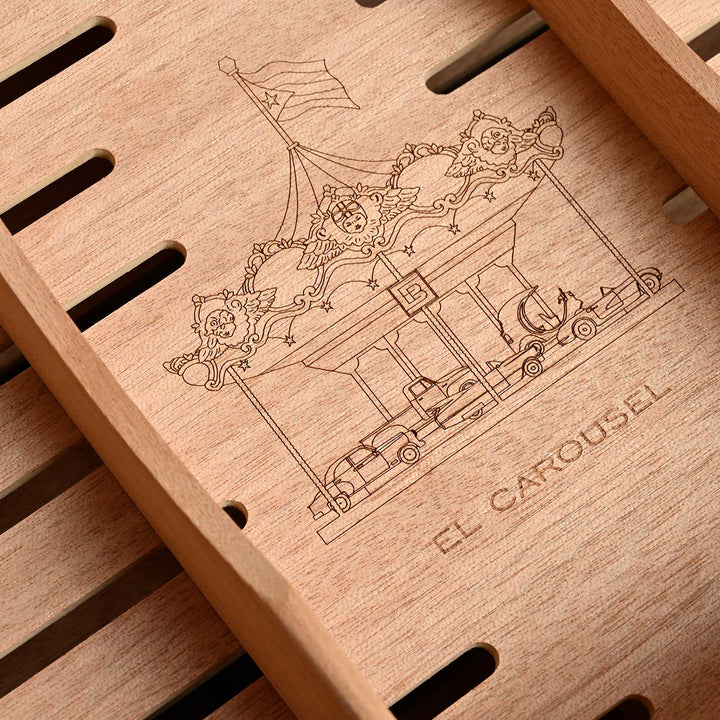 Elie Bleu Wooden Cigar Humidor - Casa Cubana Carousel