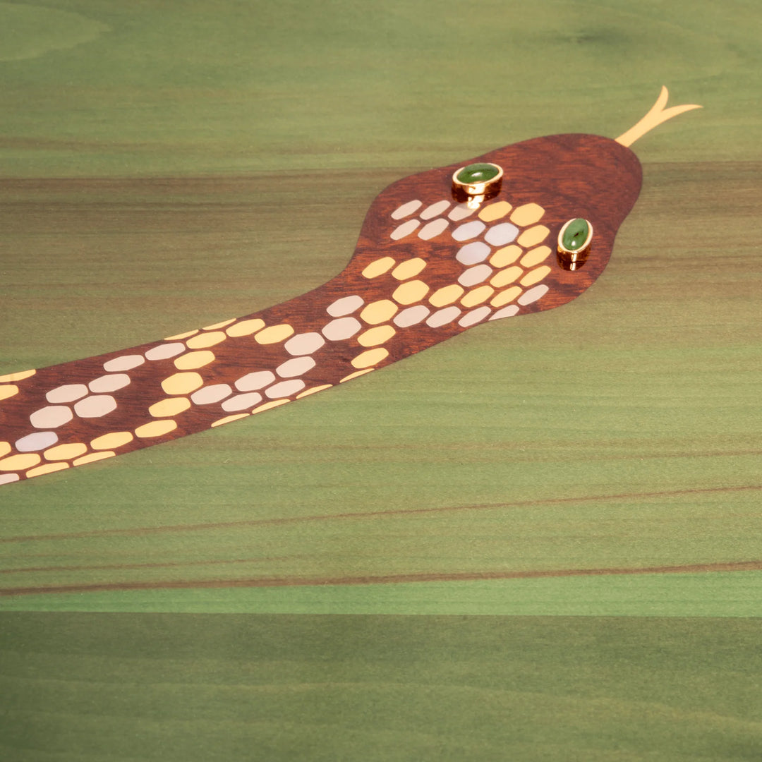 Elie Bleu Wooden Cigar Humidor Snake 250 Cigars