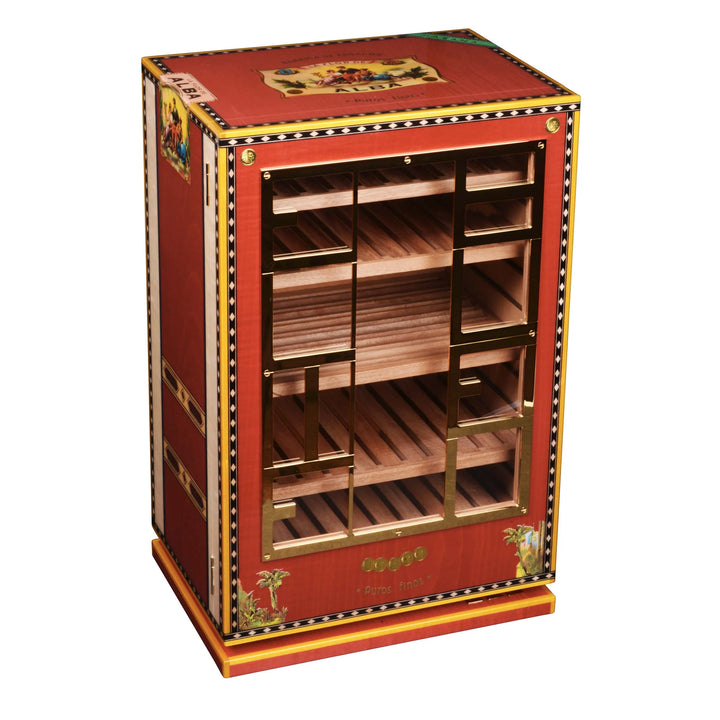 Elie Bleu Cigar Cabinet Alba Red Sycamore 150 Cigars