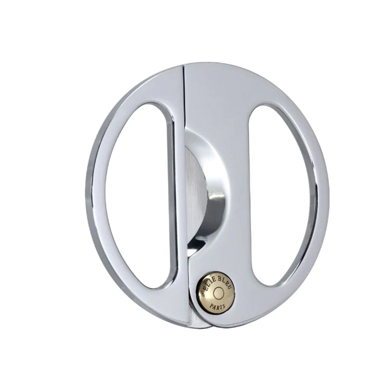 Elie Bleu Cigar Cutter Round Polished Gold Button