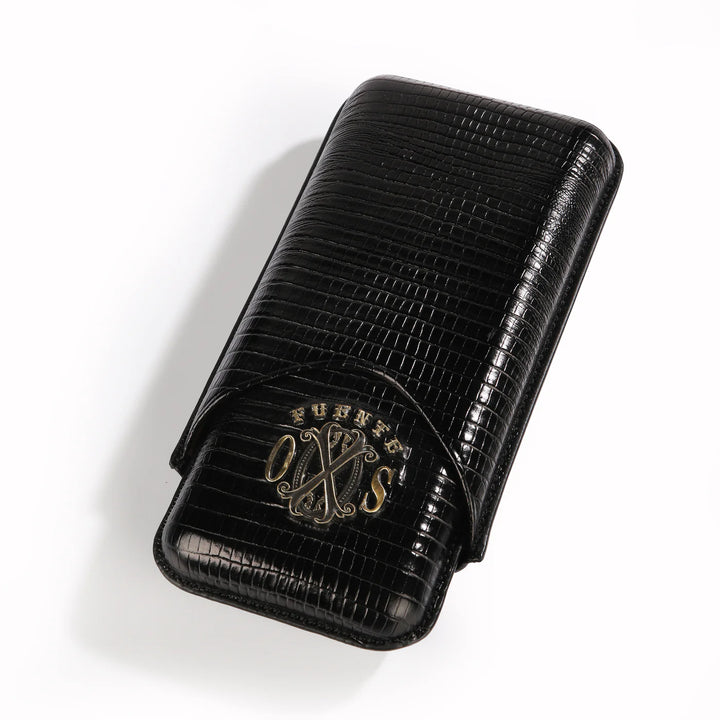 Fuente The Opusx Society Teju Leather Cigar Case Black