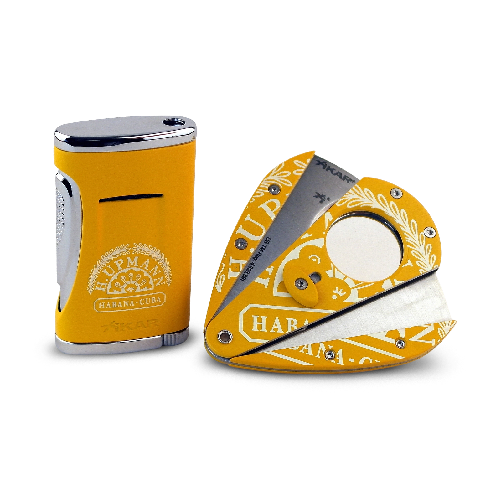 H. Upmann XIKAR cigar cutter and lighter set
Premium cigar accessory gift set by H. Upmann
XIKAR cigar lighter and cutter set
Luxury cigar gift set for enthusiasts
H. Upmann branded cigar accessories