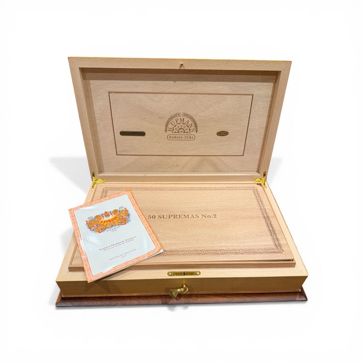H. Upmann Supremas No.2 Replica Humidor Antiguo 2014 open 