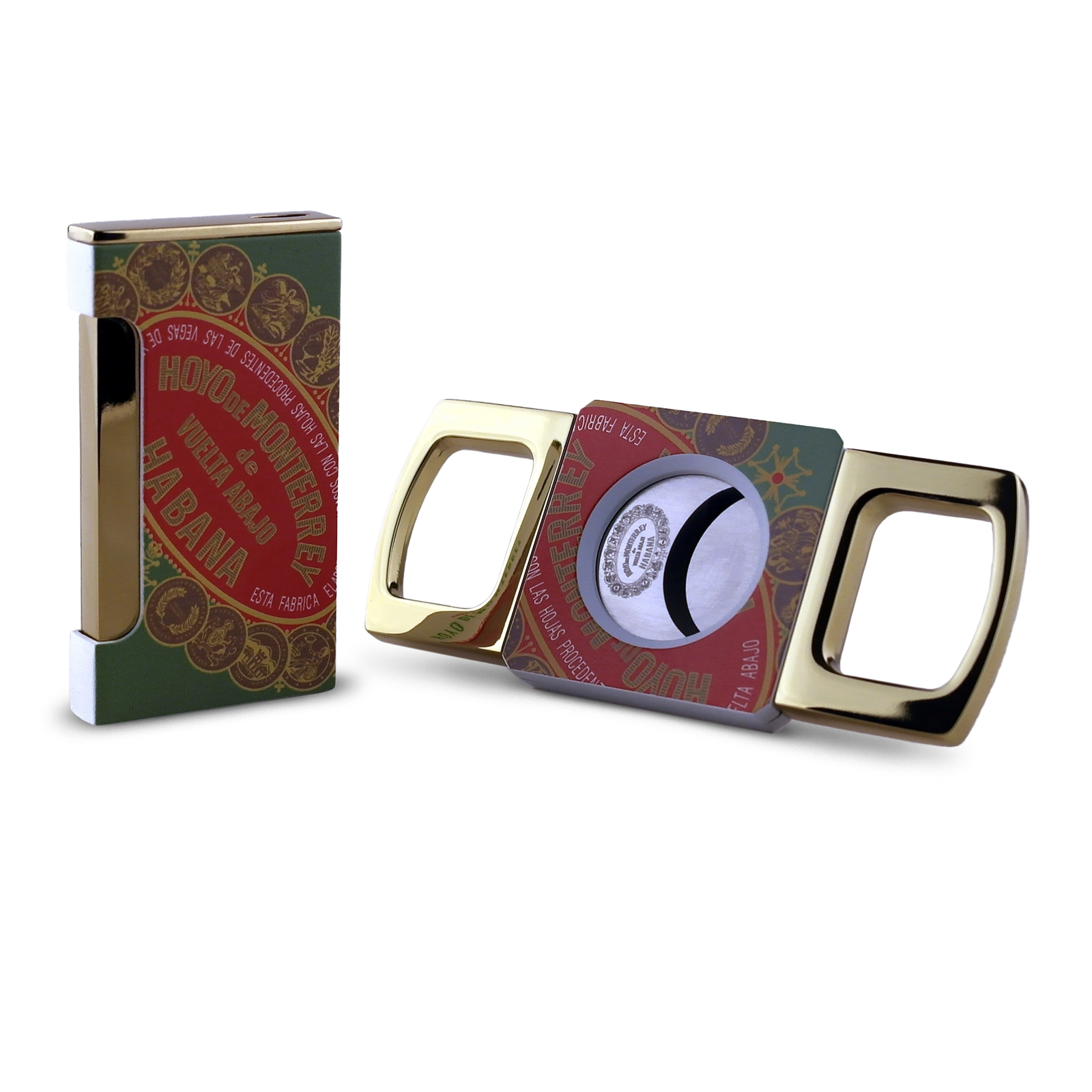 Hoyo de Monterrey cigar cutter and lighter set
DKI cigar accessory set with torch lighter
Stainless steel double blade cigar cutter
Premium Hoyo de Monterrey cigar gift set
Luxury cigar accessories in stainless steel and bronze