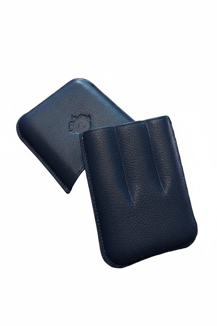 Cartujano Leather Pocket 3 Cigar Blue