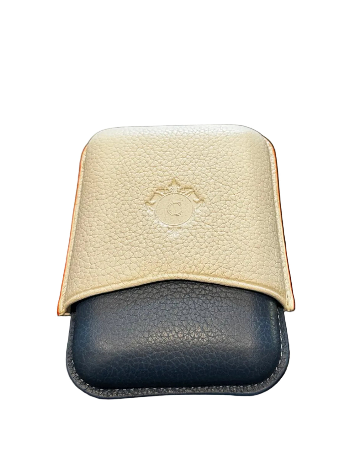 Cartujano Leather Pocket 3 Cigar White Top &amp; Blue Bottom