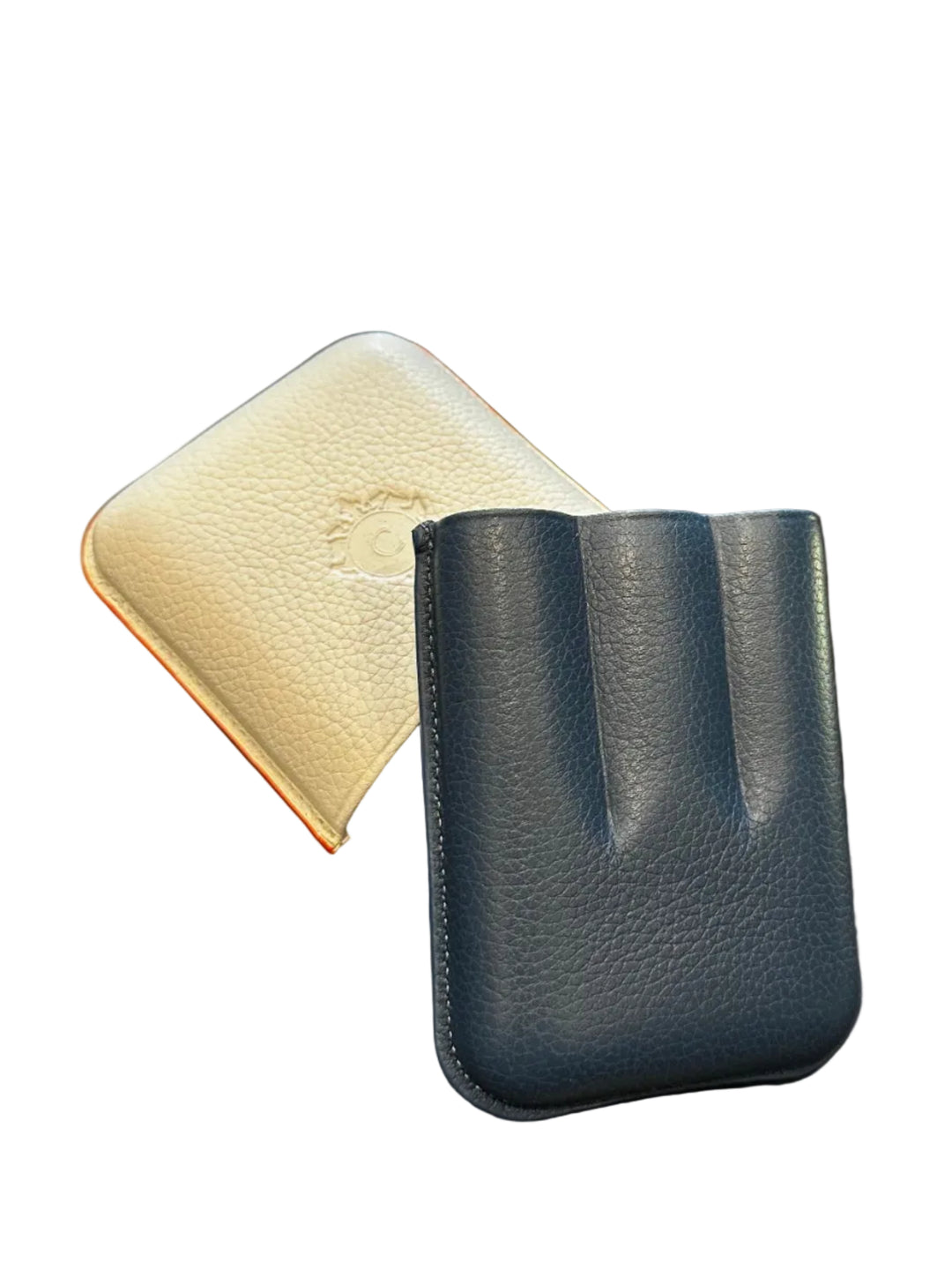 Cartujano Leather Pocket 3 Cigar White Top &amp; Blue Bottom