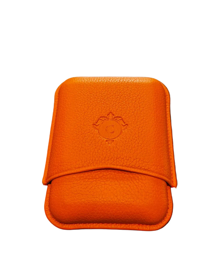 Cartujano Leather Pocket 3 Cigar Orange