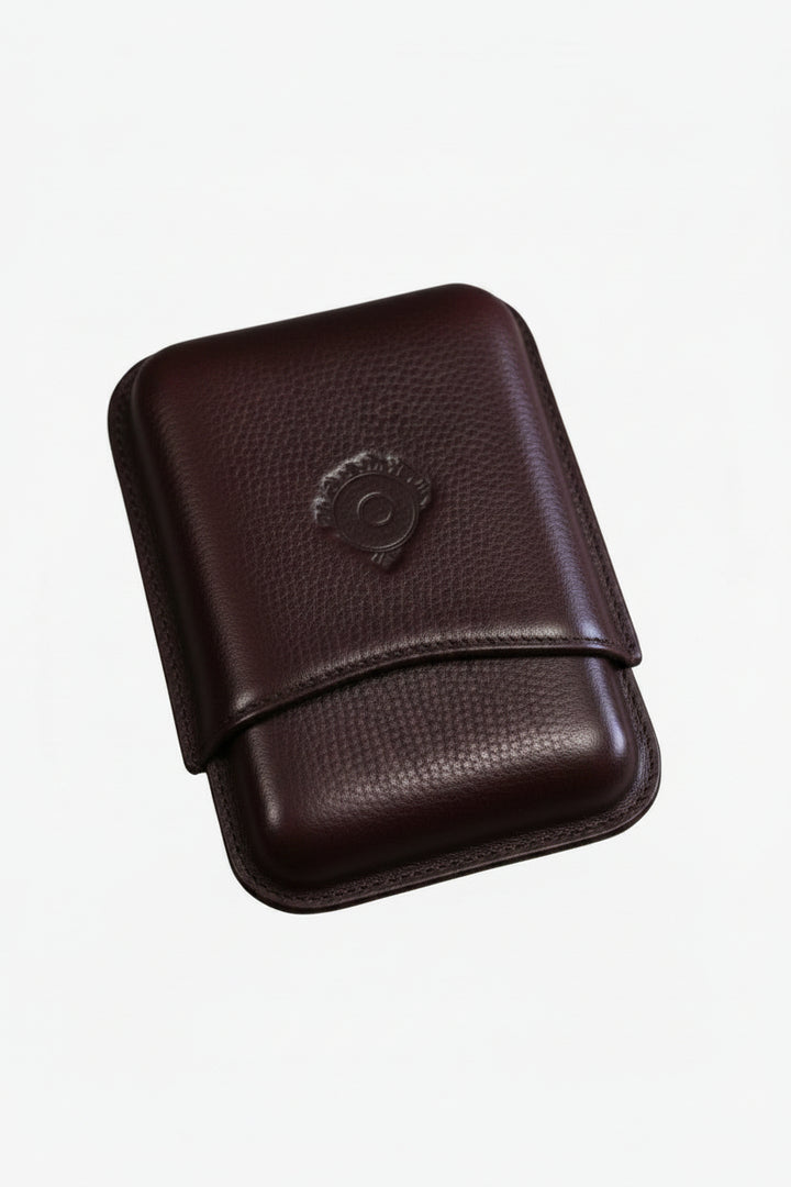 Cartujano Leather Pocket 3 Cigar Purple