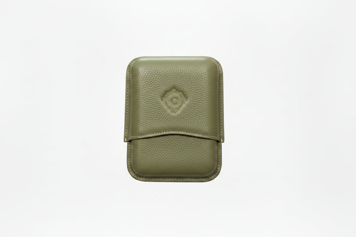 Cartujano Leather Pocket 3 Cigar Khaki