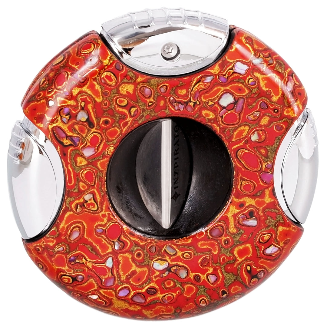 Inzpirato Artist Porcelain V Cigar Cutter Red