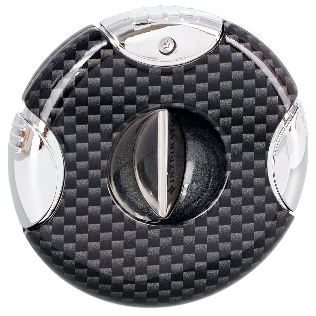 Inzpirato Carbon Fiber V Cigar Cutter Black