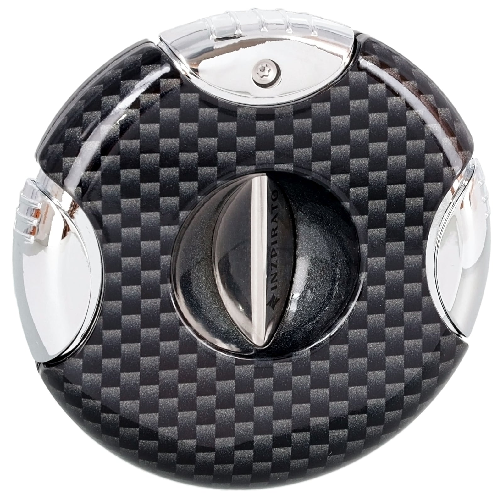 Inzpirato Carbon Fiber V Cigar Cutter Black