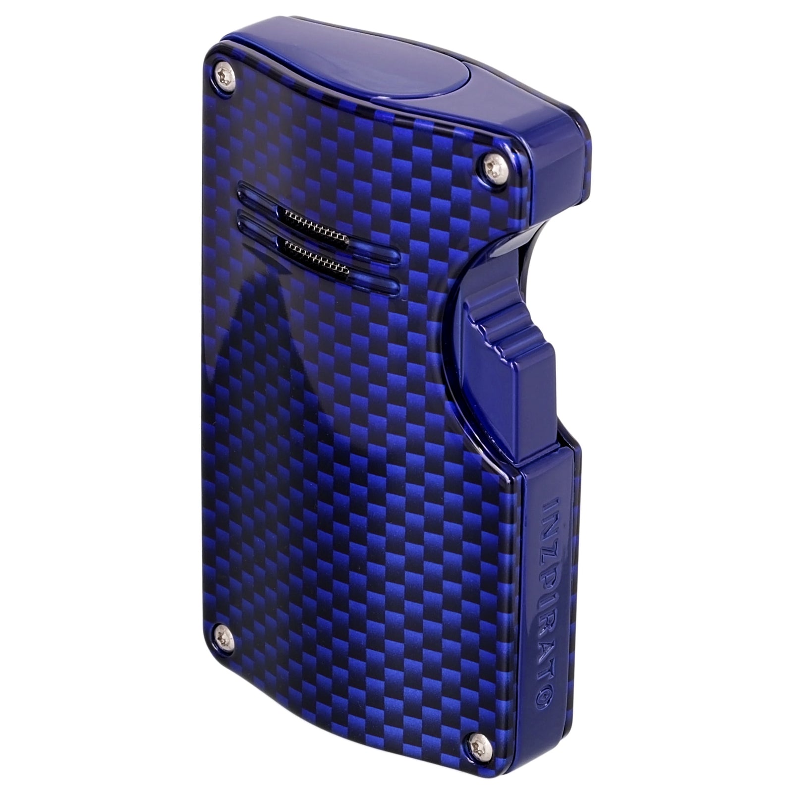 Inzpirato Triple Torch Carbon Fiber Blue Cigar Lighter