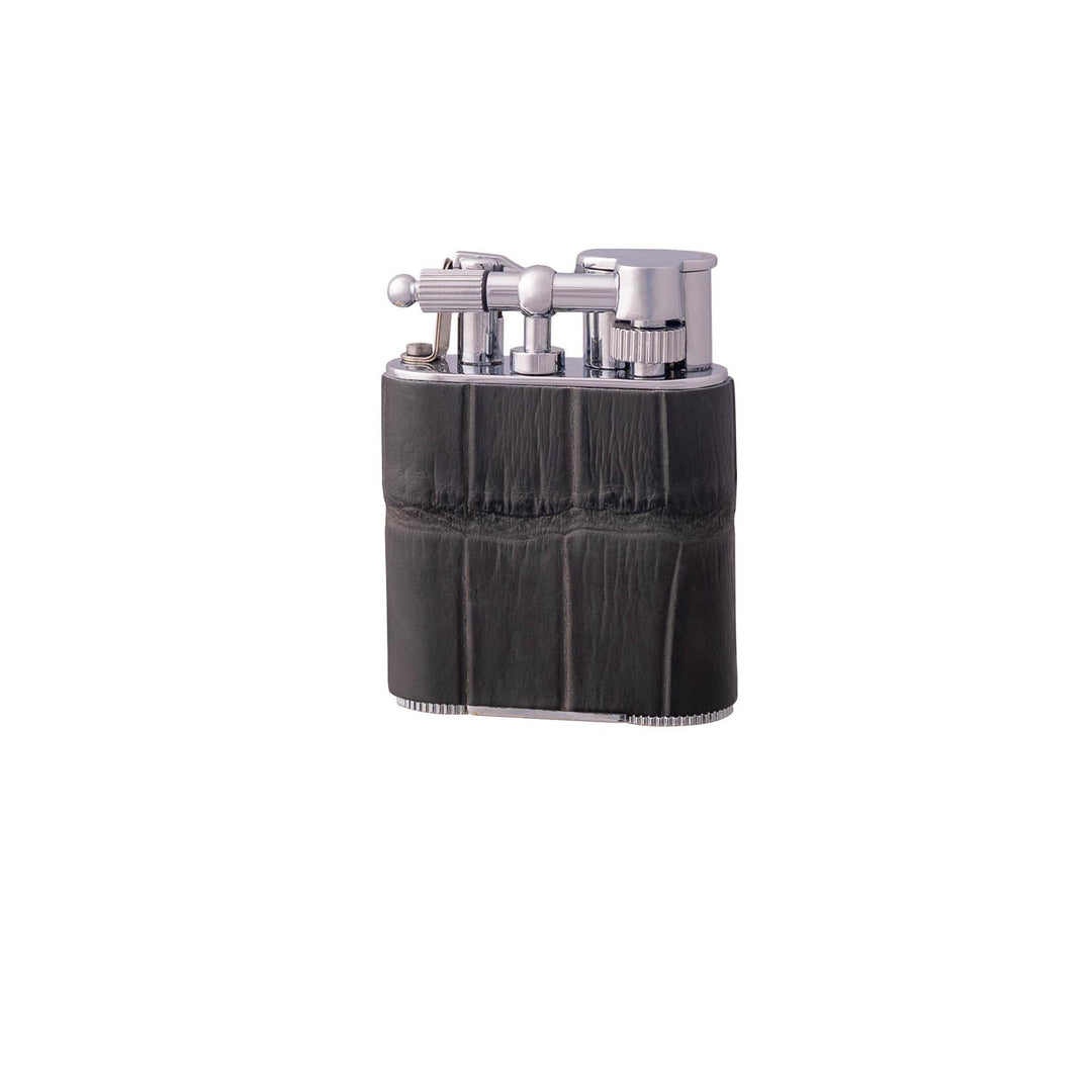 J Cure London Cigar Lighter Croc Grey