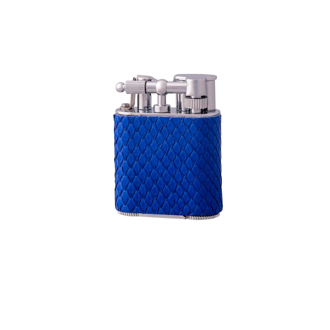 J Cure London Cigar Lighter Python Blue