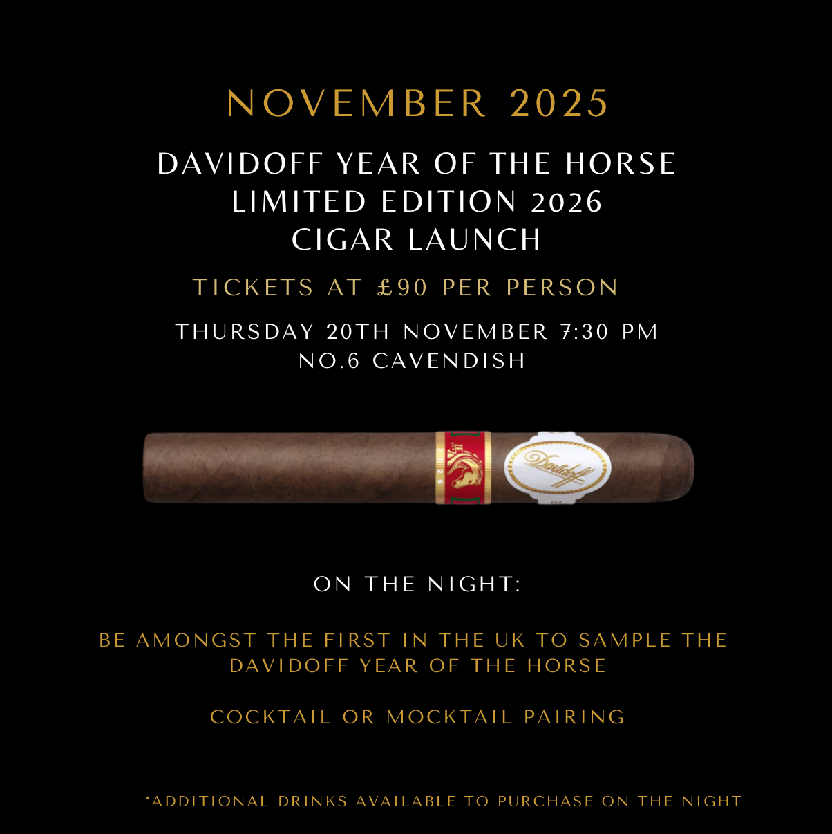 Launch Event Davidoff Year of the Horse Limited Edition 2026
